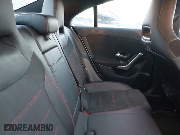 2022 Mercedes-Benz CLA 35 AMG with VIN W1K5J5BB8NN312100, listed as a IAAI auction lot 41117904 with 37,593 mi miles and . Bid and sale history available at DreamBid. Image 8.