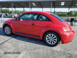 2015 Volkswagen Beetle Fleet Edition with VIN 3VWF17AT9FM626299, listed as a Copart auction lot 52095715 with 98,156 mi miles and Salvage Title. Bid and sale history available at DreamBid. Image 2.