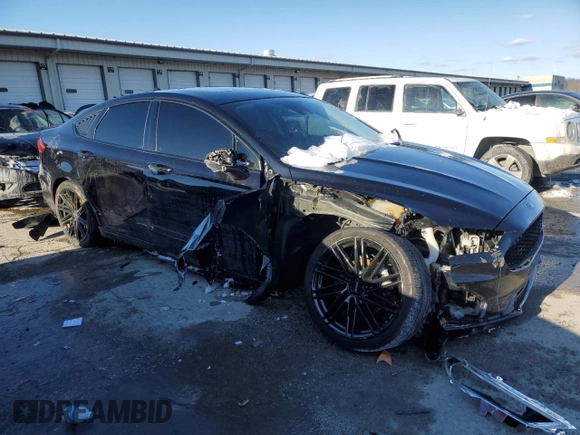 2019 Ford Fusion Titanium with VIN 3FA6P0K95KR181252, listed as a Copart auction lot 45393775 with 95,008 mi miles and Salvage Title. Bid and sale history available at carsss.com. Image 4.