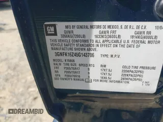 2005 Chevrolet Suburban Z71 z VIN 3GNFK16Z45G143706, wystawiony jako IAAI lot #42490777 z przebiegiem 311 368 mil mil oraz . Historia ofert i sprzedaży dostępna na DreamBid. Obrazek 9.