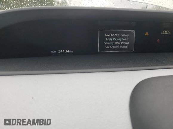 2020 Toyota Prius LE with VIN JTDKARFP0L3154371, listed as a Copart auction lot 51844005 with 34,134 mi miles and Salvage Title. Bid and sale history available at DreamBid. Image 9.