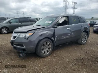 2012 Acura MDX Advance with VIN 2HNYD2H65CH502220, listed as a Copart auction lot 59539805 with 156,345 mi miles and Salvage title. Bid and sale history available at DreamBid. Image 1.