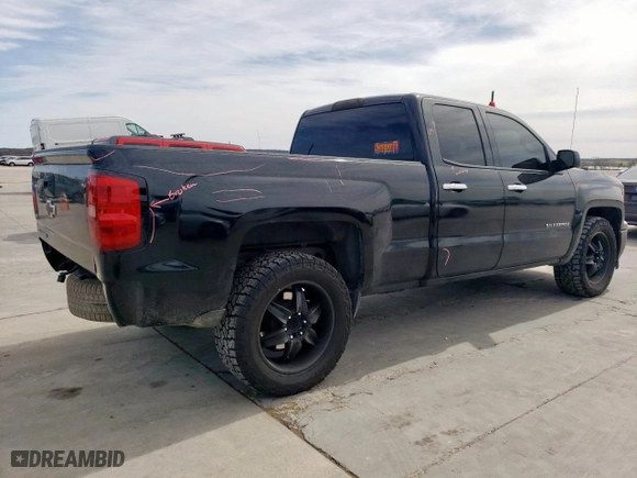2015 Chevrolet Silverado 1500 Work Truck with VIN 1GCRCPEC6FZ281512, listed as a Copart auction lot 46367785 with 122,389 mi miles and Salvage Title. Bid and sale history available at carsss.com. Image 3.