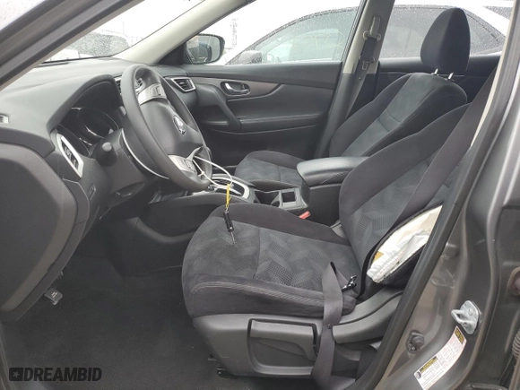 2016 Nissan Rogue SV with VIN JN8AT2MT5GW006433, listed as a Copart auction lot 46261705 with 63,453 mi miles and Salvage Title. Bid and sale history available at carsss.com. Image 7.