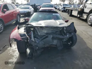2008 Chevrolet Corvette with VIN 1G1YY26W485107420, listed as a Copart auction lot 84562374 with 0 mi miles and Salvage Title. Bid and sale history available at carsss.com. Image 5.