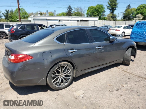 2011 Infiniti M37 with VIN JN1BY1AP0BM325295, listed as a Copart auction lot 54736145 with 171,753 mi miles and Salvage Title. Bid and sale history available at carsss.com. Image 3.