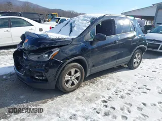 2022 Chevrolet Trax LT with VIN KL7CJPSM2NB567855, listed as a IAAI auction lot 41242877 with 87,001 mi miles. Bid and sale history available at carsss.com. Image 2.