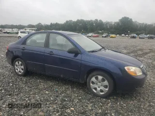 2008 Kia Spectra EX with VIN KNAFE122385539823, listed as a Copart auction lot 71399374 with 142,989 mi miles and Salvage Title. Bid and sale history available at carsss.com. Image 4.