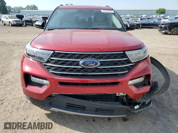 2022 Ford Explorer XLT с VIN 1FMSK8DH6NGA01827, выставлен на аукционе Copart как лот 62579775 с пробегом 39 570 миль миль и На запчасти • Non repairable. История ставок и продаж доступна на DreamBid. Изображение 5.