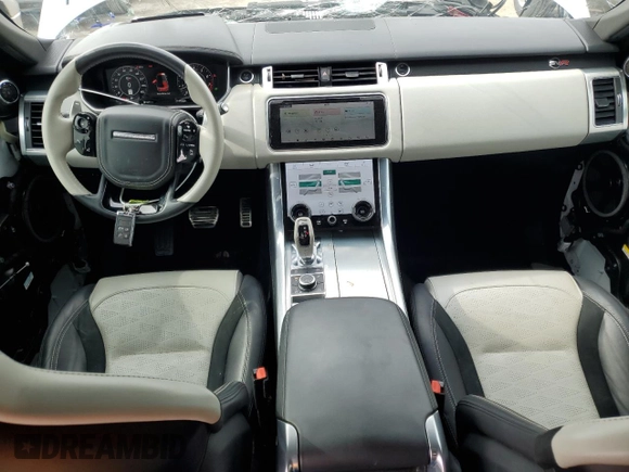 2020 Land Rover Range Rover Sport SVR with VIN SALWZ2RE4LA740250, listed as a Copart auction lot 50331744 with 81,420 mi miles and Clean Title. Bid and sale history available at carsss.com. Image 8.