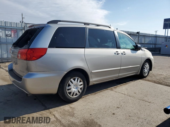 2008 Toyota Sienna CE with VIN 5TDZK23C78S214219, listed as a Copart auction lot 51995205 with 0 mi miles and Salvage Title. Bid and sale history available at carsss.com. Image 3.