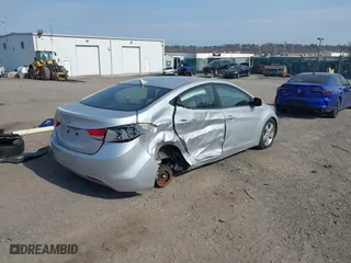 2012 Hyundai Elantra GLS with VIN KMHDH4AE1CU308265, listed as a IAAI auction lot 41898417 with 70,218 mi miles. Bid and sale history available at carsss.com. Image 4.