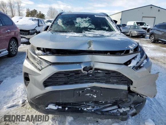 2021 Toyota RAV4 Hybrid XLE with VIN 2T3RWRFV1MW119500, listed as a Copart auction lot 45502855 with 65,031 mi miles and Salvage Title. Bid and sale history available at carsss.com. Image 5.