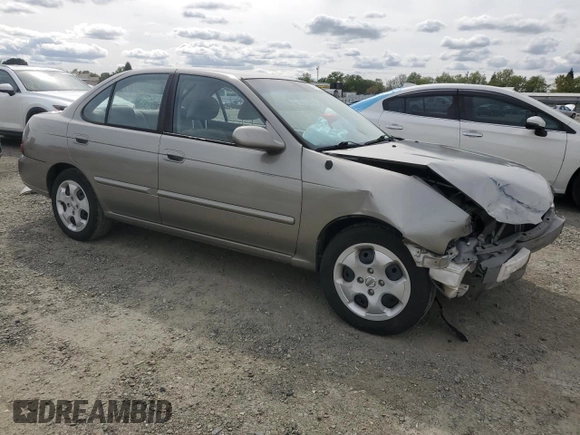 2003 Nissan Sentra XE with VIN 3N1CB51D33L782228, listed as a Copart auction lot 52156095 with 229,278 mi miles and Salvage Title. Bid and sale history available at DreamBid. Image 4.