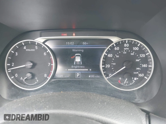 2021 Nissan Sentra SV with VIN 3N1AB8CV2MY324442, listed as a IAAI auction lot 41929705 with 74,685 mi miles and . Bid and sale history available at DreamBid. Image 7.