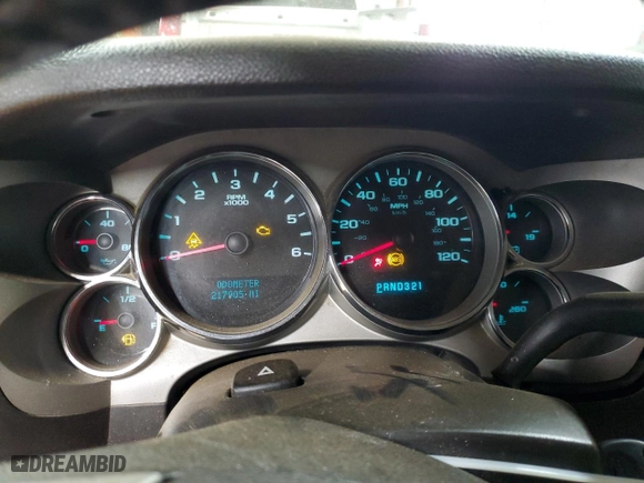 2007 Chevrolet Silverado 1500 LTZ with VIN 2GCEK13M471608557, listed as a Copart auction lot 43639285 with 217,905 mi miles and Salvage Title. Bid and sale history available at carsss.com. Image 9.
