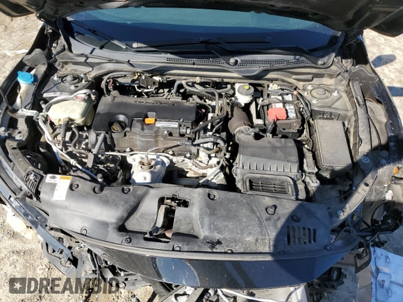 2019 Honda Civic LX with VIN 19XFC2F69KE035624, listed as a Copart auction lot 45459245 with 92,510 mi miles and Salvage Title. Bid and sale history available at DreamBid. Image 12.