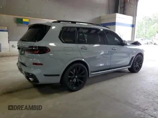 2023 BMW X7 xDrive40i z VIN 5UX23EM01P9R78454, wystawiony jako Copart lot #56280075 z przebiegiem Nie podano mil oraz Szkoda całkowita • Salvage title. Historia ofert i sprzedaży dostępna na DreamBid. Obrazek 3.