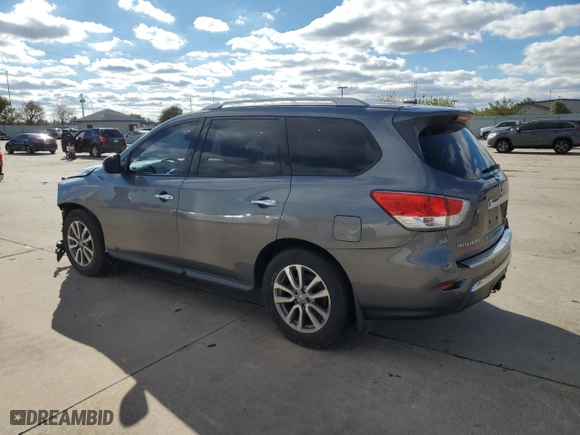 2015 Nissan Pathfinder S with VIN 5N1AR2MM2FC620497, listed as a Copart auction lot 79553654 with 187,187 mi miles and Salvage Title. Bid and sale history available at carsss.com. Image 2.