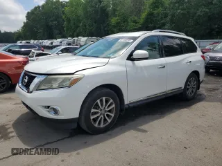 2014 Nissan Pathfinder SL with VIN 5N1AR2MM2EC662215, listed as a Copart auction lot 61198205 with 152,409 mi miles and Salvage title. Bid and sale history available at DreamBid. Image 1.