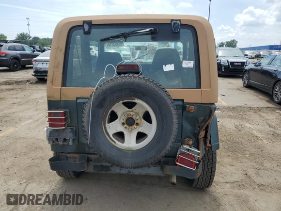 1994 Jeep Wrangler Sahara with VIN 1J4FY49S3RP422650, listed as a Copart auction lot 62353214 with 146,348 mi miles and Clean Title. Bid and sale history available at carsss.com. Image 6.