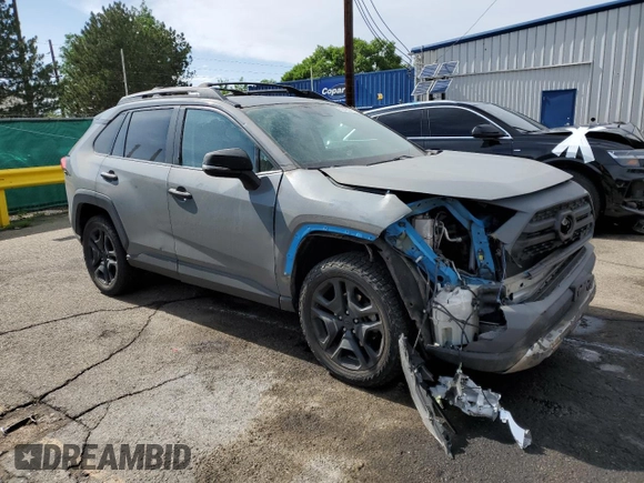 2019 Toyota RAV4 Adventure with VIN 2T3J1RFV1KW032138, listed as a Copart auction lot 61402715 with 140,355 mi miles and Salvage title. Bid and sale history available at DreamBid. Image 4.
