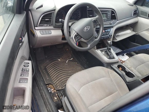 2018 Hyundai Elantra SE with VIN 5NPD74LFXJH347537, listed as a Copart auction lot 50220045 with 0 mi miles and Salvage Title. Bid and sale history available at carsss.com. Image 8.