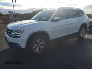 2018 Volkswagen Atlas SE with VIN 1V2DP2CA2JC599463, listed as a Copart auction lot 75725664 with 84,605 mi miles and Salvage title. Bid and sale history available at DreamBid. Image 1.