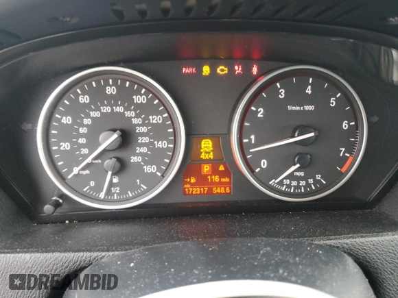 2013 BMW X5 xDrive35i with VIN 5UXZV4C53D0E02819, listed as a Copart auction lot 54519295 with 172,317 mi miles and Clean Title. Bid and sale history available at carsss.com. Image 9.