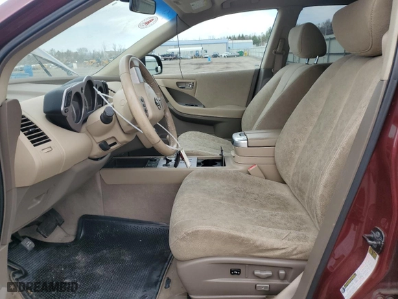 2007 Nissan Murano S with VIN JN8AZ08W77W661085, listed as a Copart auction lot 50158675 with 127,752 mi miles and Clean Title. Bid and sale history available at carsss.com. Image 7.