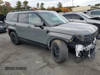 2025 Hyundai Santa Fe Hybrid Calligraphy with VIN 5NMP5DG19SH017520, listed as a Copart auction lot 76859054 with 54 mi miles and Salvage Title. Bid and sale history available at carsss.com. Image 4.