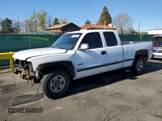 2001 Chevrolet Silverado 1500 LS with VIN 1GCEK19TX1E288438, listed as a Copart auction lot 55347945 with 215,060 mi miles and Clean Title. Bid and sale history available at DreamBid. Image 1.