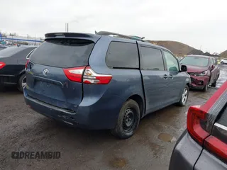 2015 Toyota Sienna LE AAS with VIN 5TDKK3DC6FS624643, listed as a IAAI auction lot 41919475 with Not Provided miles and . Bid and sale history available at DreamBid. Image 4.