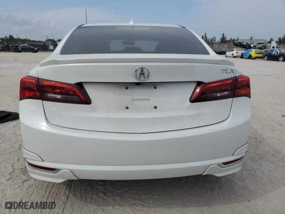 2017 Acura TLX V6 w/Technology Pkg with VIN 19UUB2F54HA004456, listed as a Copart auction lot 50319855 with 117,951 mi miles and Salvage Title. Bid and sale history available at carsss.com. Image 6.
