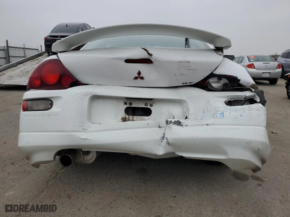 2000 Mitsubishi Eclipse GT with VIN 4A3AC54L2YE042887, listed as a Copart auction lot 85121084 with 99,333 mi miles and Salvage Title. Bid and sale history available at carsss.com. Image 6.