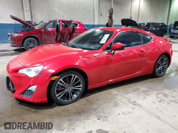 2015 Scion FR-S with VIN JF1ZNAA10F8710375, listed as a Copart auction lot 41641375 with Not Provided miles and Salvage Title. Bid and sale history available at carsss.com. Image 1.