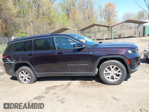 2022 Jeep Grand Cherokee Limited z VIN 1C4RJKBGXN8624536, wystawiony jako IAAI lot #41995179 z przebiegiem 34 830 mil mil oraz . Historia ofert i sprzedaży dostępna na DreamBid. Obrazek 12.