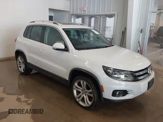 2016 Volkswagen Tiguan S with VIN WVGBV7AX0GW532236, listed as a IAAI auction lot 41610575 with 104,193 mi miles and . Bid and sale history available at DreamBid. Image 1.