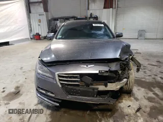 2015 Hyundai Genesis 3.8L z VIN KMHGN4JE0FU022983, wystawiony jako Copart lot #86591924 z przebiegiem 155 164 mil mil oraz Nie do naprawy • Non repairable. Historia ofert i sprzedaży dostępna na DreamBid. Obrazek 5.