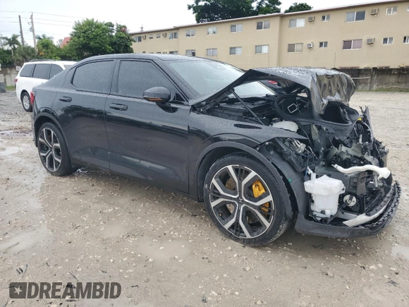 2023 Polestar 2 Performance with VIN YSMET3KA1PL127728, listed as a Copart auction lot 69483824 with 19,518 mi miles and Non Repairable. Bid and sale history available at DreamBid. Image 4.