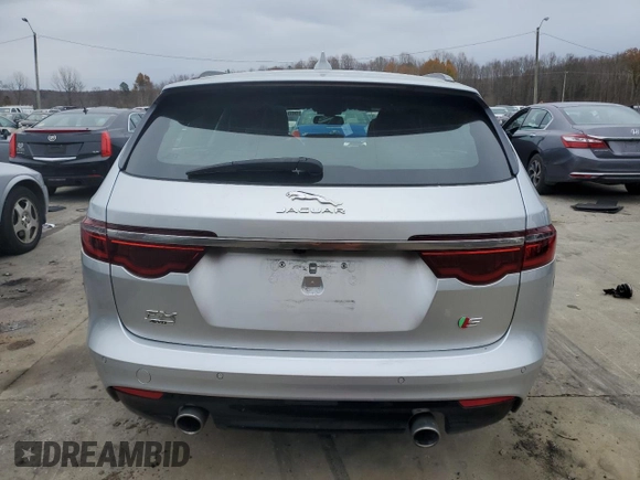 2018 Jaguar XF with VIN SAJBM2FV1JCY64570, listed as a Copart auction lot 80840784 with 57,856 mi miles and Salvage Title. Bid and sale history available at DreamBid. Image 6.