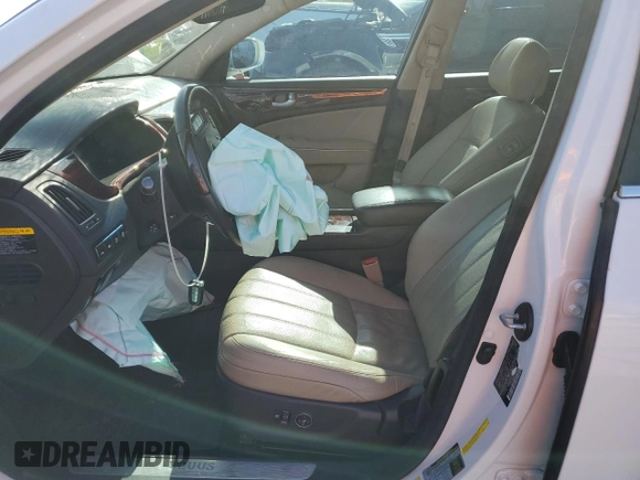 2013 Hyundai Equus Signature with VIN KMHGH4JH0DU064262, listed as a Copart auction lot 54156865 with 89,243 mi miles and Salvage Title. Bid and sale history available at DreamBid. Image 7.