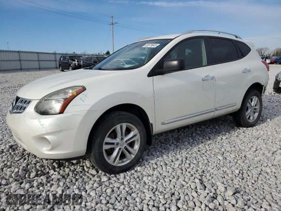 2015 Nissan Rogue S with VIN JN8AS5MV7FW755450, listed as a Copart auction lot 50575645 with 160,254 mi miles and Salvage Title. Bid and sale history available at DreamBid. Image 1.