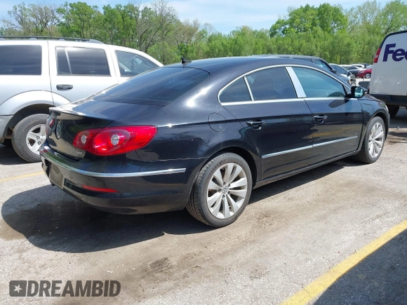 2012 Volkswagen CC Sport PZEV with VIN WVWMP7ANXCE507124, listed as a IAAI auction lot 42105616 with 128,873 mi miles. Bid and sale history available at carsss.com. Image 4.
