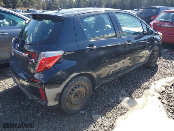 2012 Toyota Yaris L with VIN JTDKTUD31CD514495, listed as a Copart auction lot 44861705 with 148,707 mi miles and Salvage Title. Bid and sale history available at carsss.com. Image 3.