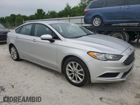 2017 Ford Fusion SE with VIN 3FA6P0HD3HR256602, listed as a Copart auction lot 55834485 with 157,495 mi miles and Clean title. Bid and sale history available at DreamBid. Image 4.