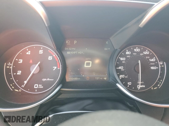 2017 Alfa Romeo Giulia Ti z VIN ZARFAECN2H7550899, wystawiony jako Copart lot #51627825 z przebiegiem 110 489 mil mil oraz Szkody całkowita. Historia ofert i sprzedaży dostępna na DreamBid. Obrazek 9.