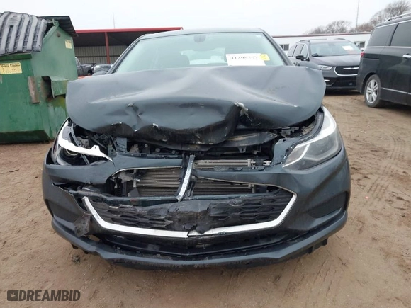 2017 Chevrolet Cruze LT with VIN 3G1BE6SM3HS548584, listed as a IAAI auction lot 41208267 with 105,807 mi miles. Bid and sale history available at carsss.com. Image 6.