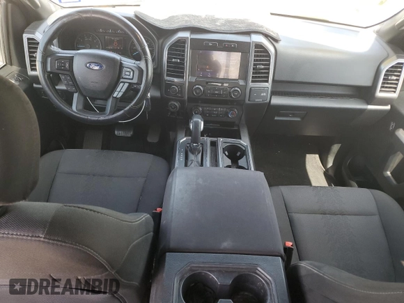 2020 Ford F-150 XL with VIN 1FTEW1C51LKF53637, listed as a Copart auction lot 54132605 with 27,132 mi miles and Salvage title. Bid and sale history available at DreamBid. Image 8.