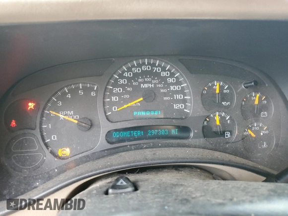2004 Chevrolet Tahoe LS with VIN 1GNEC13V94R132662, listed as a Copart auction lot 72216484 with 297,303 mi miles and Salvage Title. Bid and sale history available at carsss.com. Image 9.